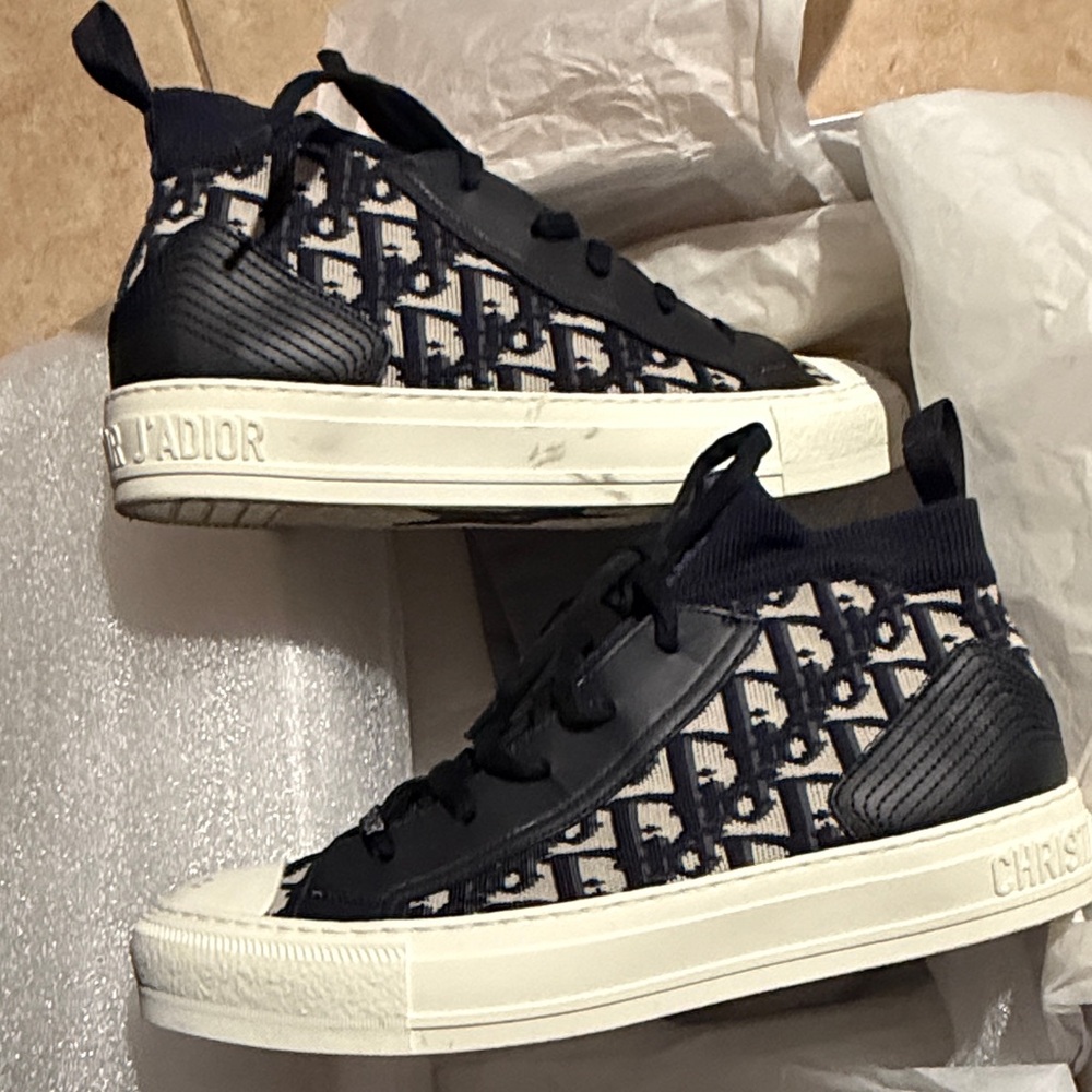 Dior Walk'n'Dior Technical Obliq Sneaker - Deep Blue